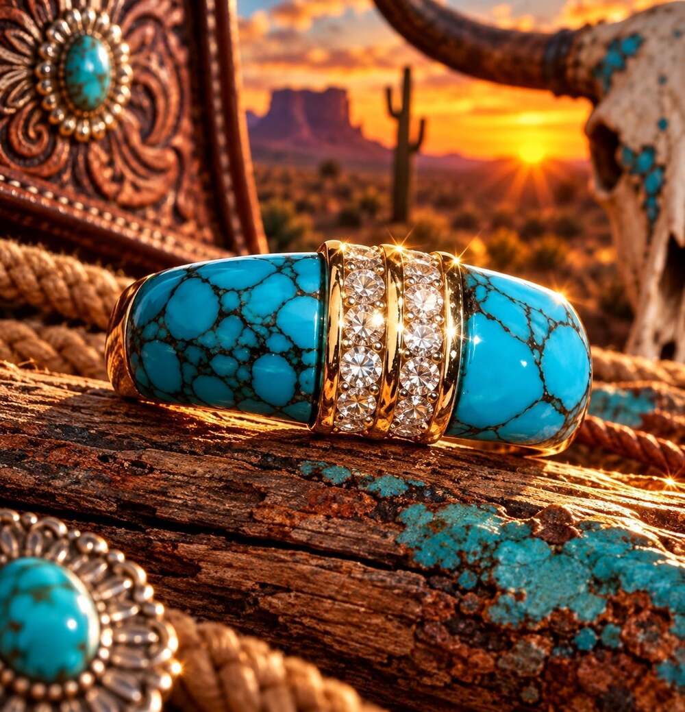 Bomb Party Outlaw Collection Montana Gold Ring RG96818 Size 9
